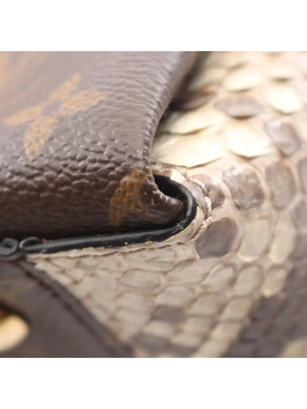 Louis Vuitton Shoulder Bag Nnu BB Monogram Canvas Exotic Cles